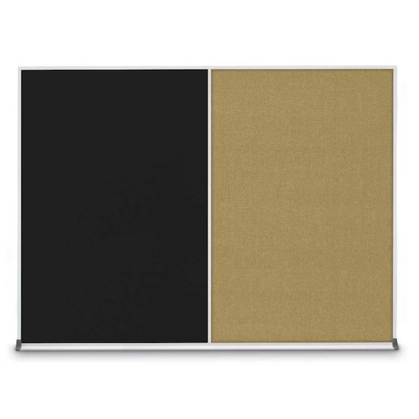Triple Door Radius Corkboard, 96"X48", B